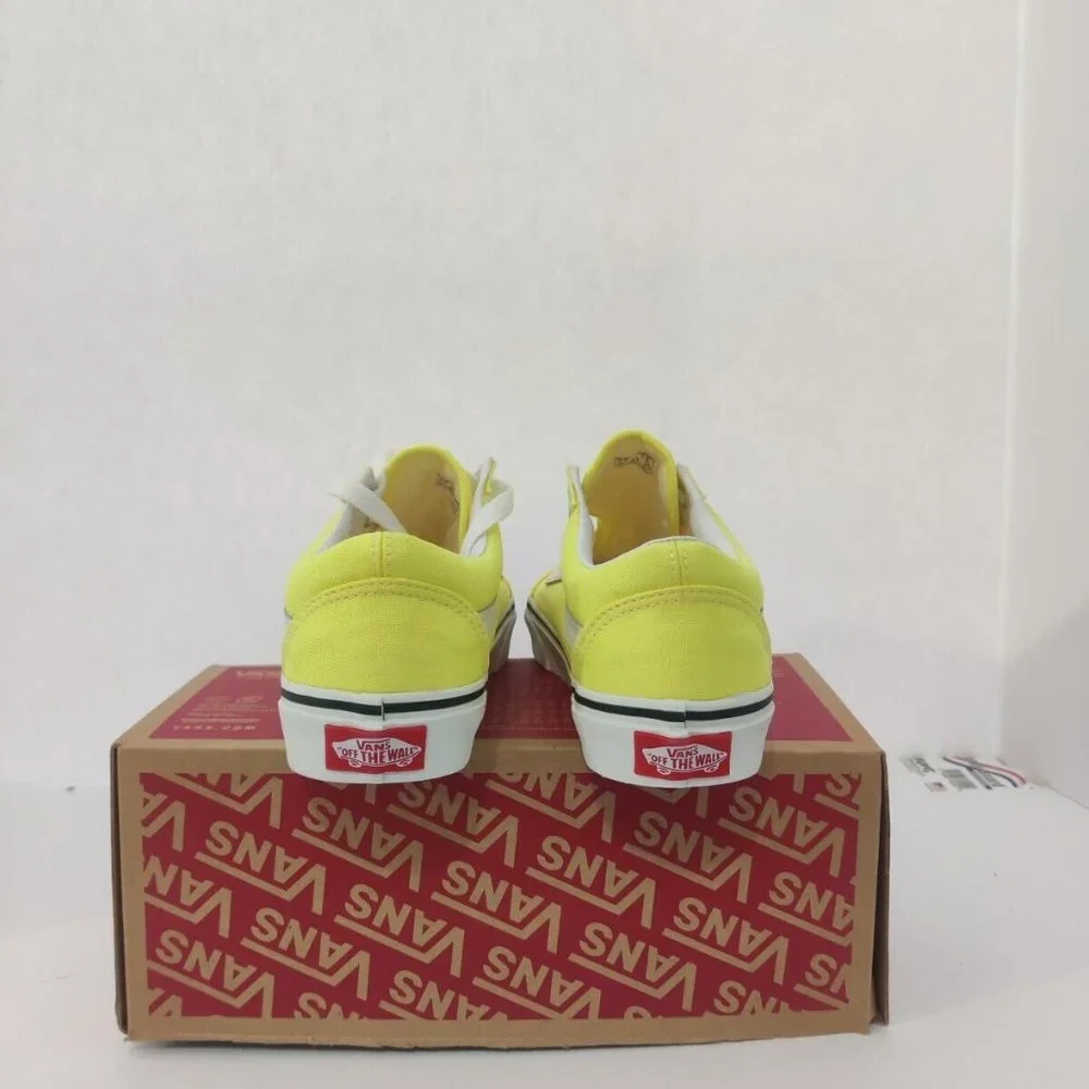 Vans Old Skool (Neon) Lemon Tonic/ Tr White VN0A4U3BWT7 Size 5.0 NIB - Picture 5 of 7